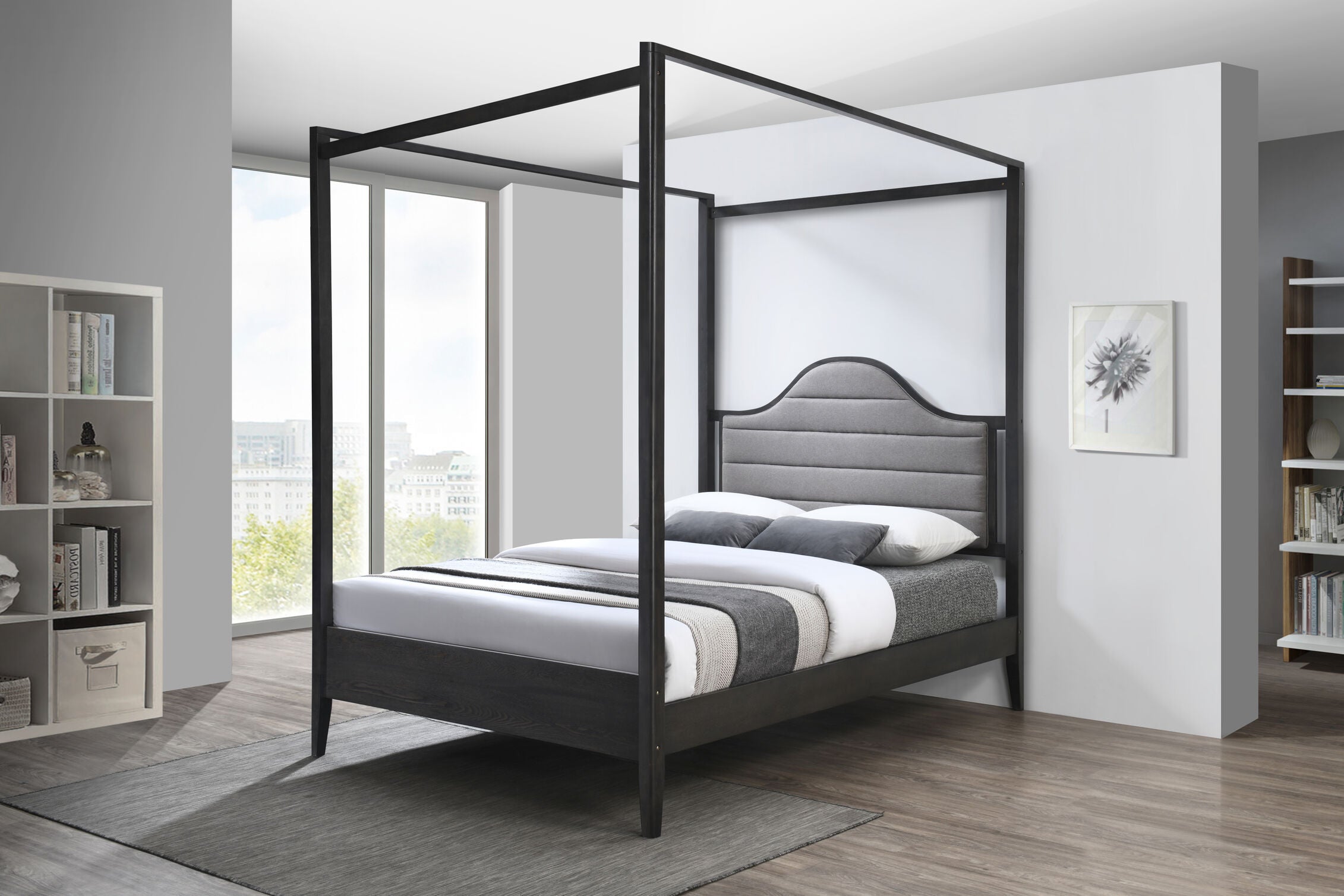 Canopy Queen Bed #MG0103-3-QB