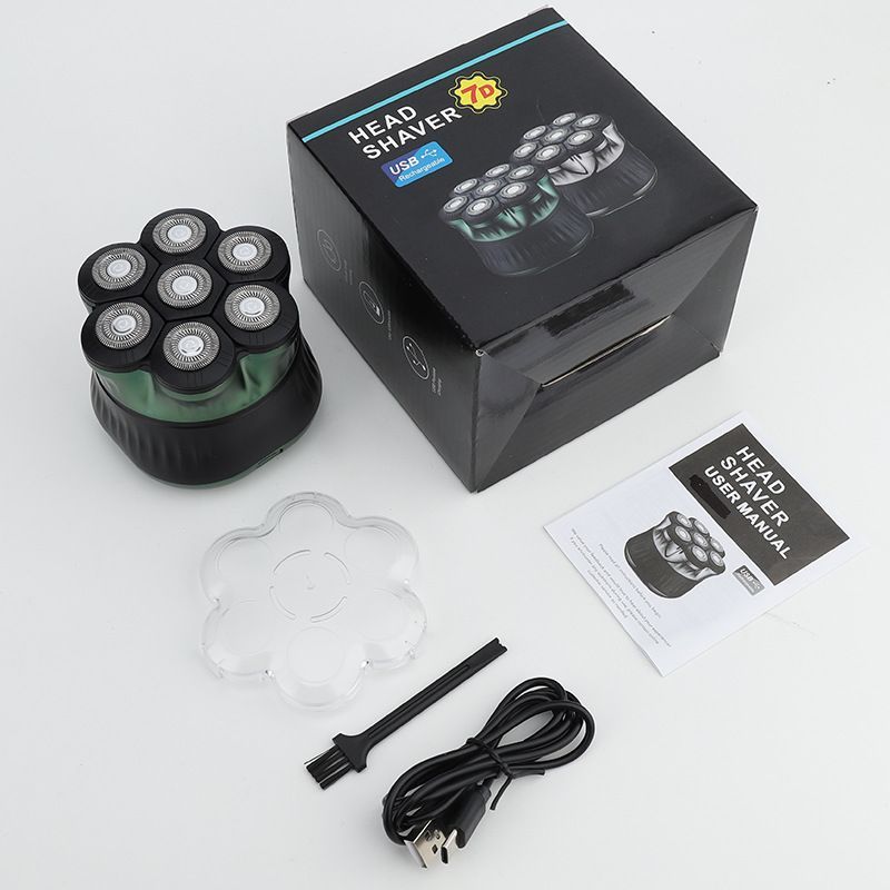 7-Head Magnetic Electric Shaver