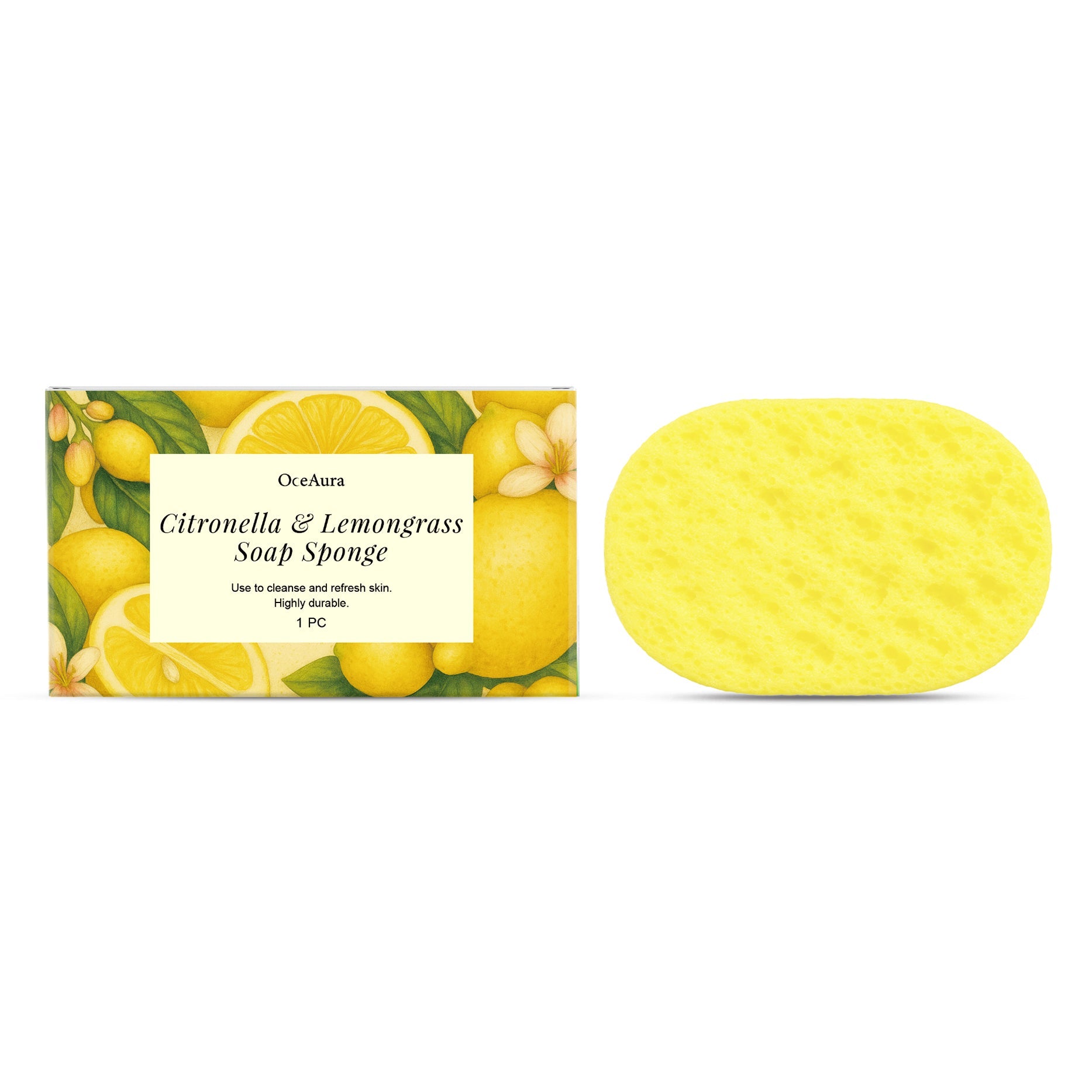 Bath Sponge, Soft Elastic Reusable, Gentle Daily Clean, Skin-Friendly ,1pcs
