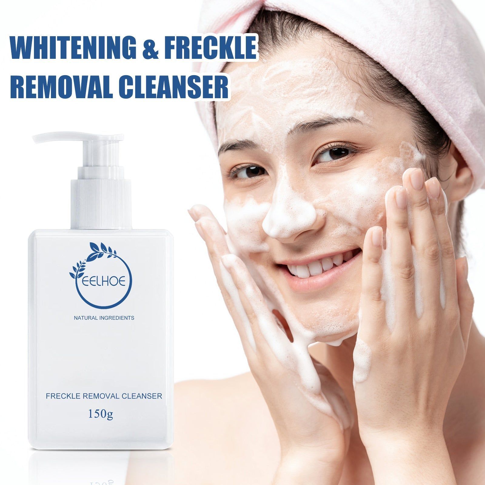 Brighten Skin Moisturizing Facial Cleanser, Hydrates, Reduces Dark Spots, Gentle, All Skin ,150g