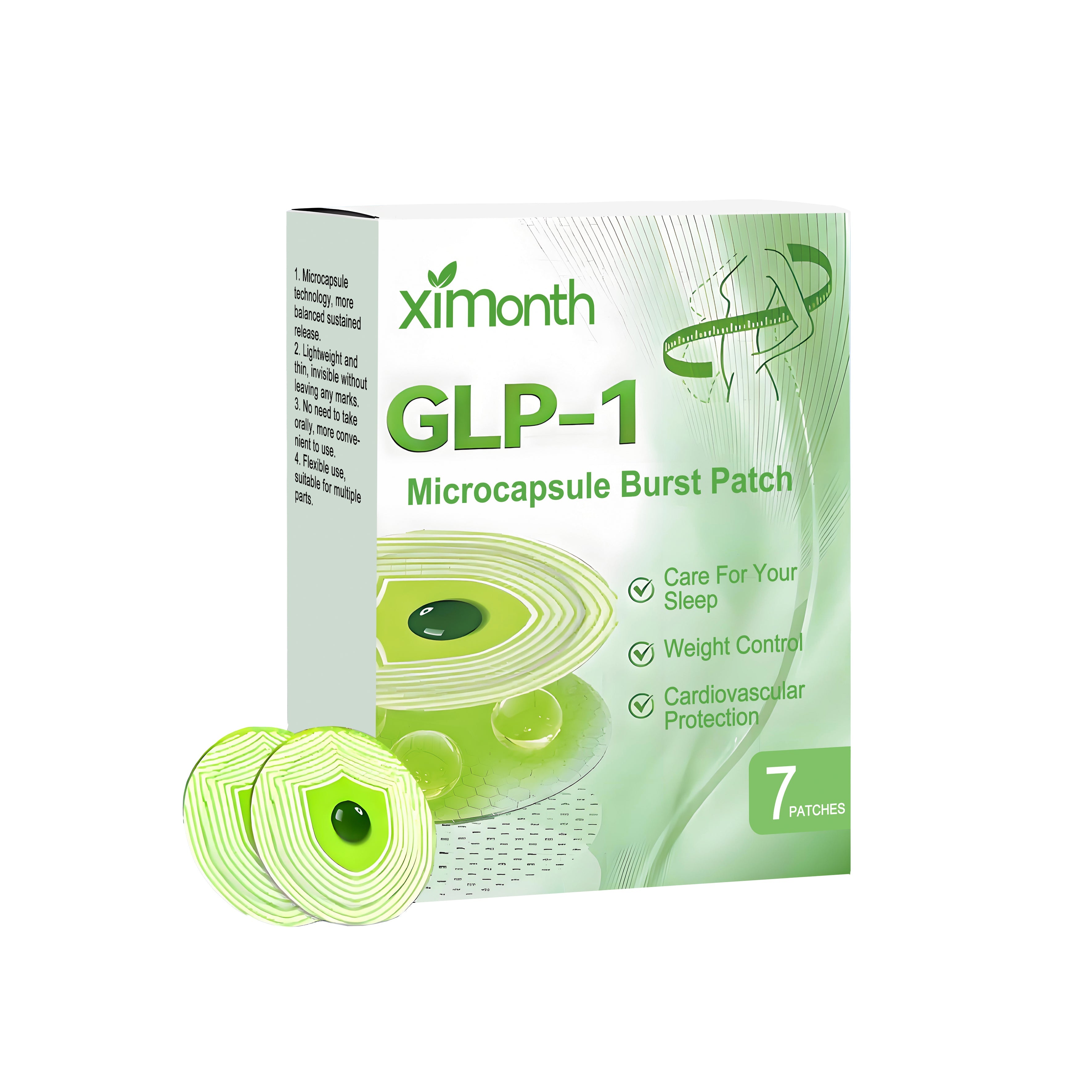 Body Care Patch, Boost Sleep, Metabolic Balance, Weight Control, Health ,7 patches