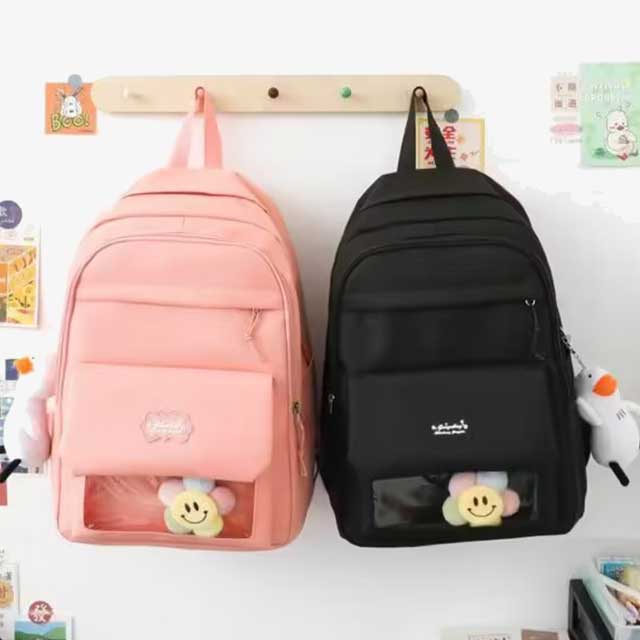 Large Capacity Four-Piece Set Schoolbag - Durable, Spacious Backpack for Kids & Students