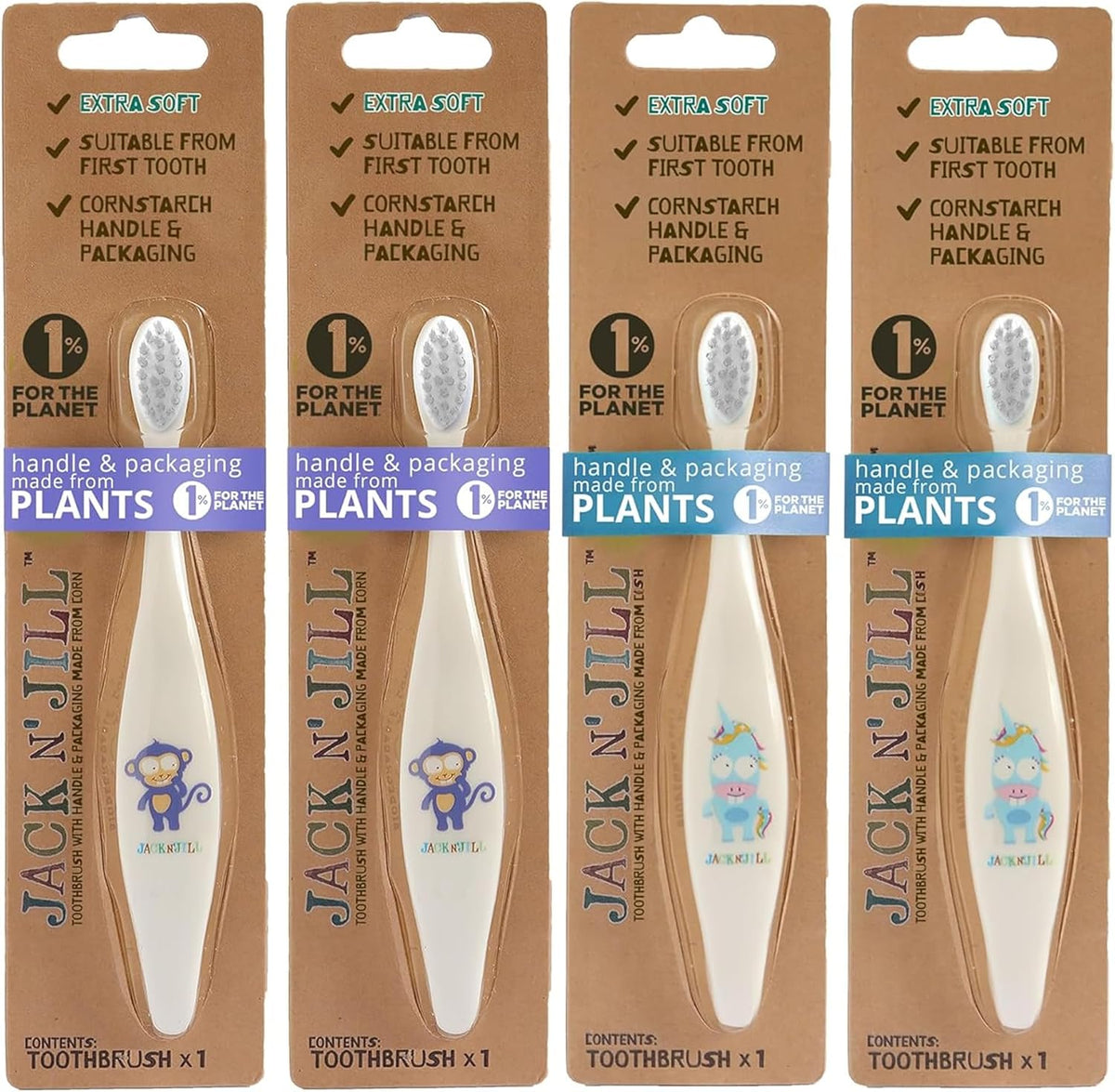 Jack N' Jill Kids Toothbrush Assorted