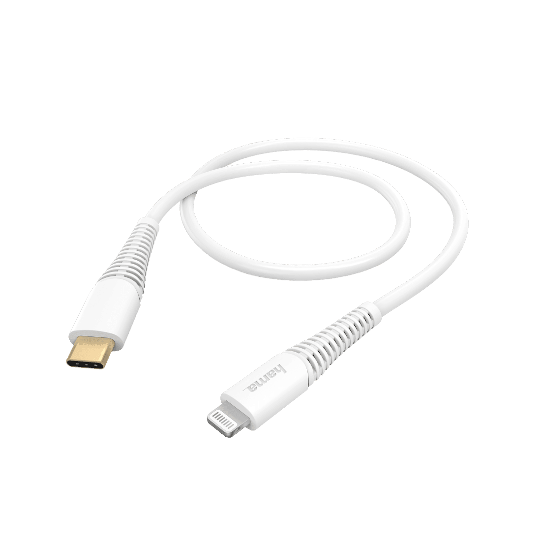 HAMA 183309 Fast Charging/Data Cable, USB-C - Lightning, 1.5 m, white
