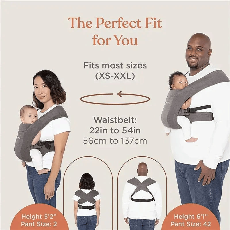 Ergobaby Embrace Soft Air Mesh Soft Grey