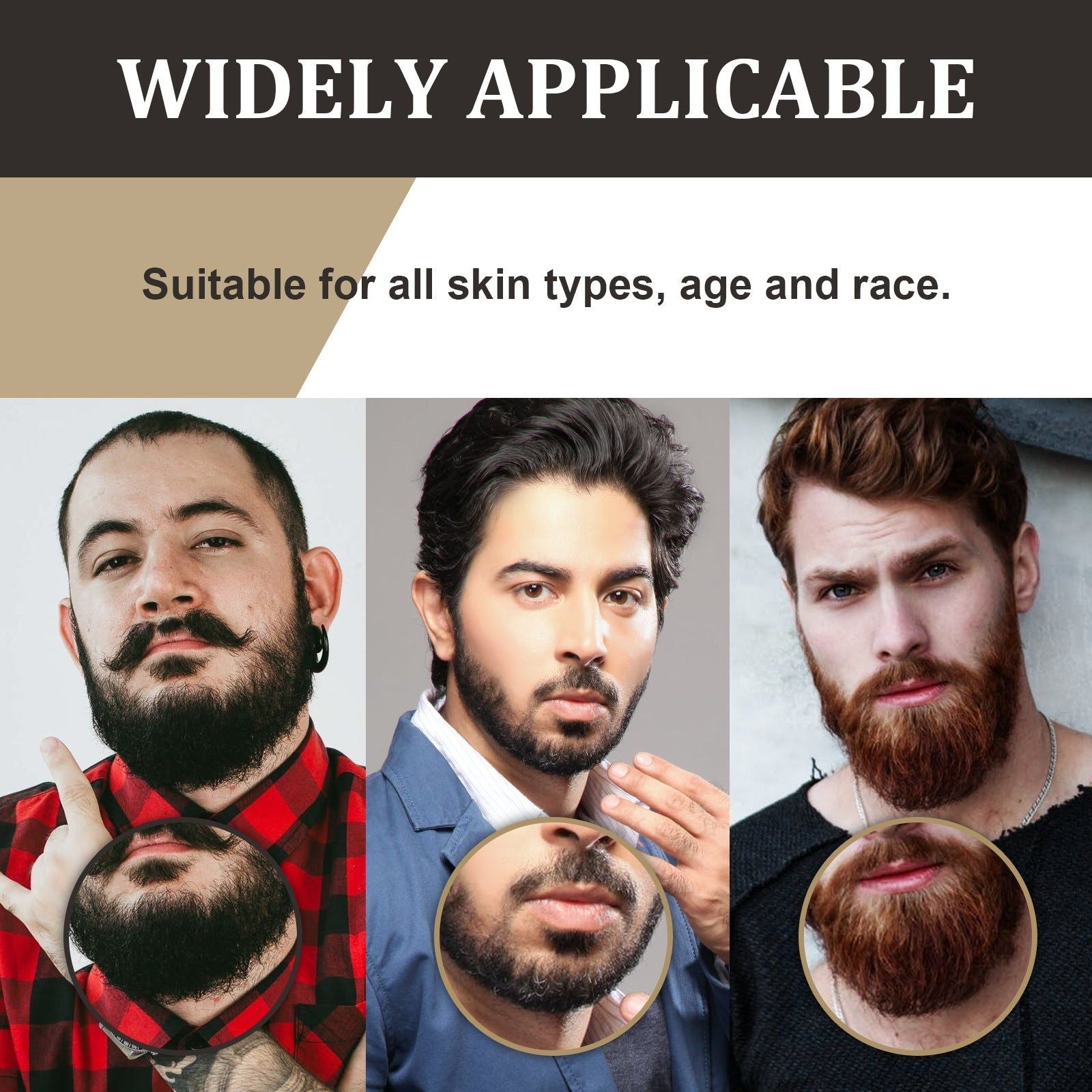 Beard Care Oil, Daily Defense for Soft, Moisturized, Frizz-Free Beard ,30ml