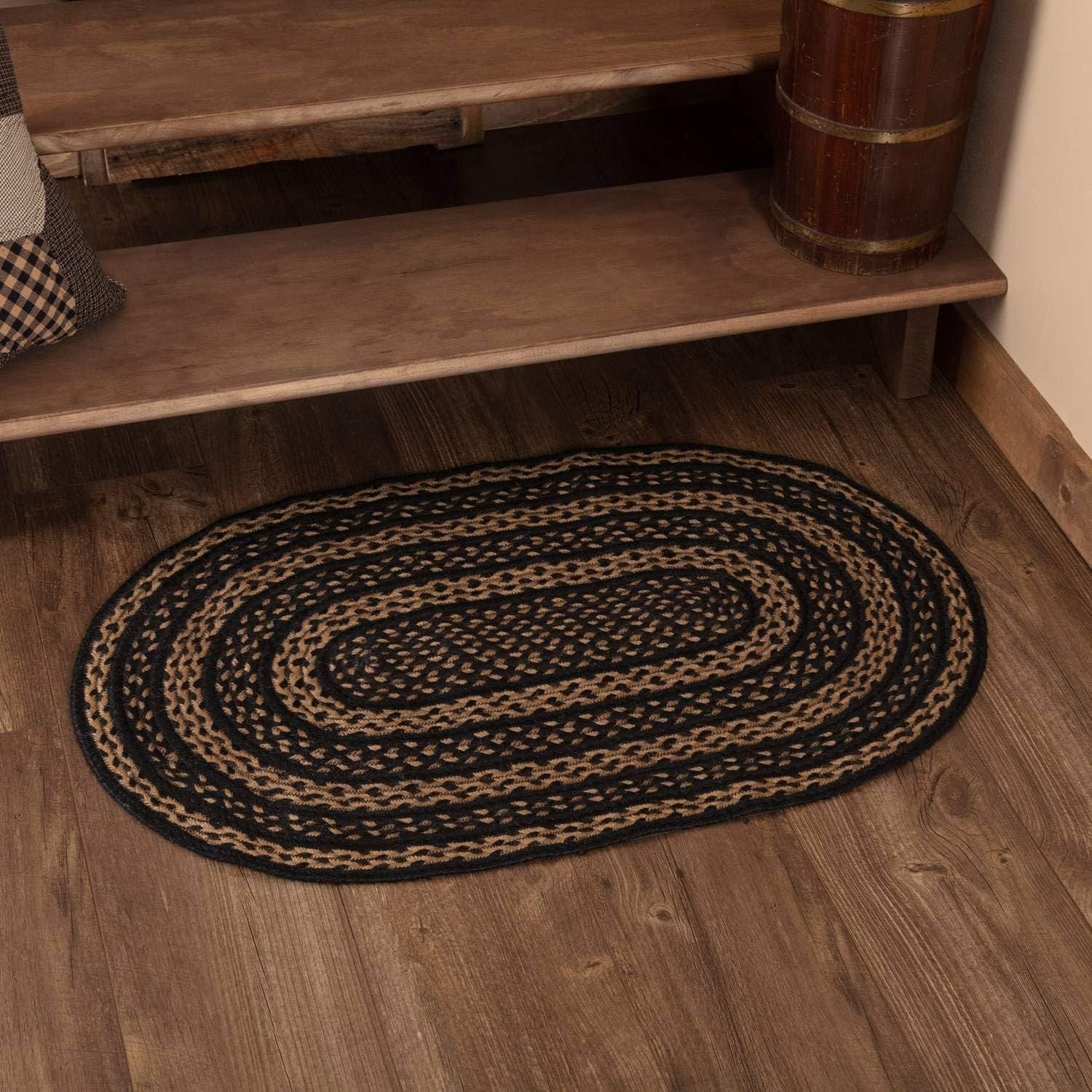 AIESY® Beautiful Reversible Braided Cotton Area Door mats