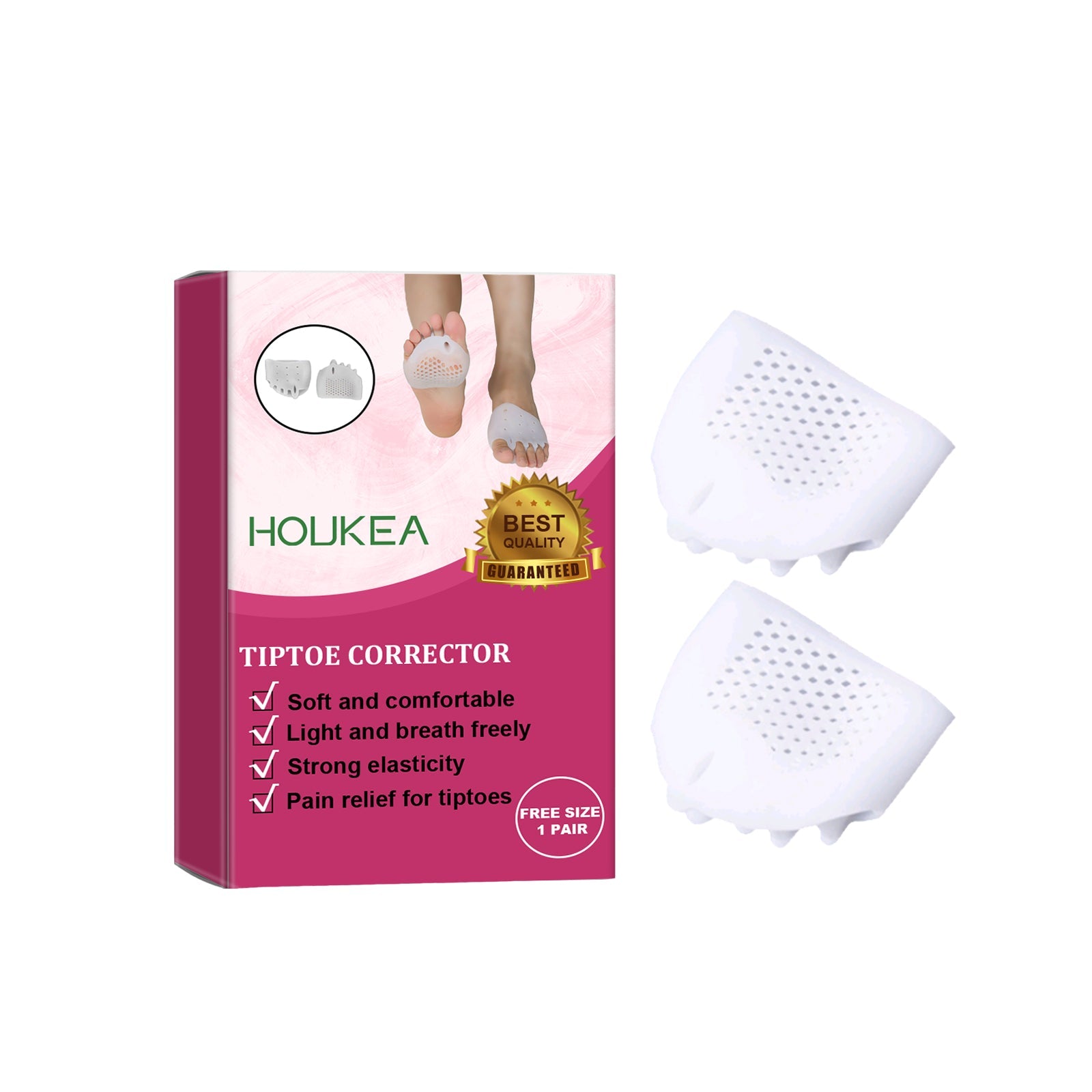 Bunion Valgus Correction Toe Separator, Foot Pain Relief, Comfortable Toe Corrector ,1pair