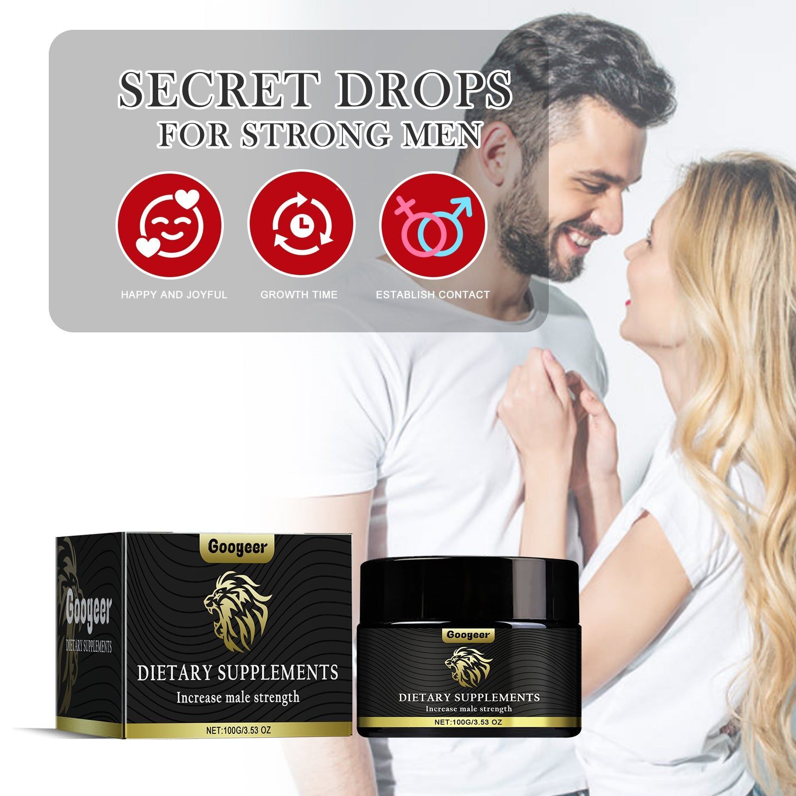 Boost Your Body Care, Vitality Support with Honey & Canola Seed Extract, Natural Men's Health Supplement ,100g