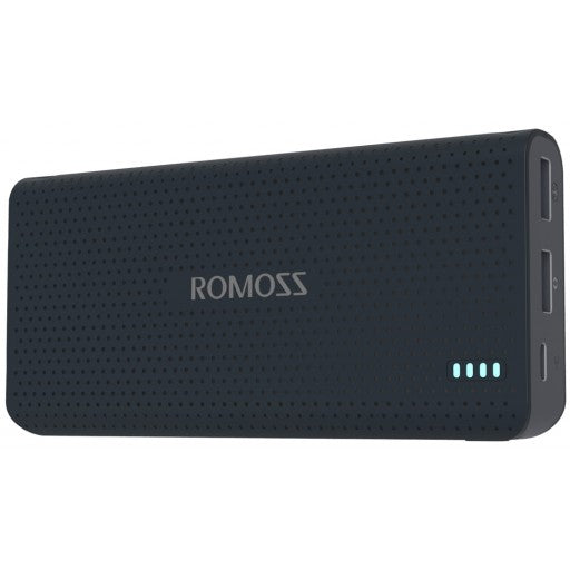 ROMOSS PHP15-404-02 شاحن سريع Power bank 15000mAh أسود