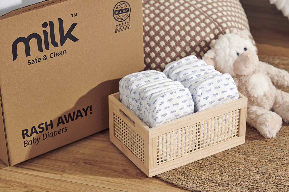 MILK Baby Diaper Flexi Tape-Medium-Pack Size 42