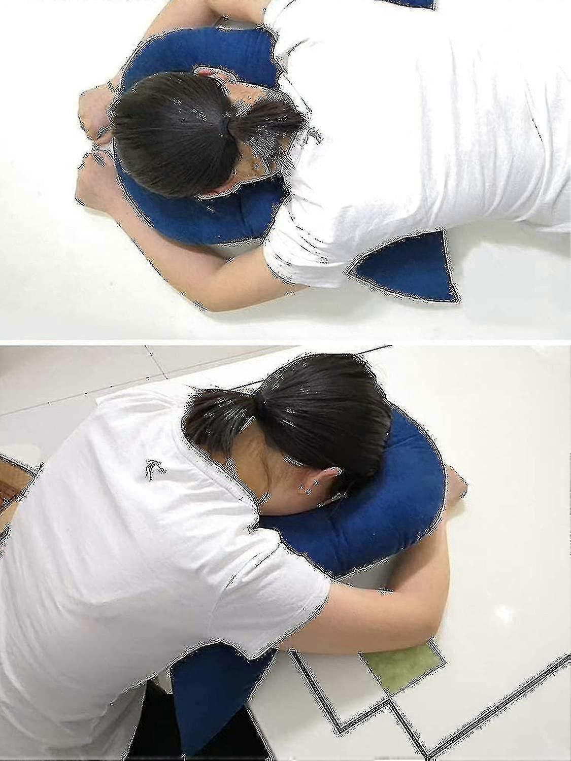 Face Down Recovery Pillow With Adjustable Cervical Support