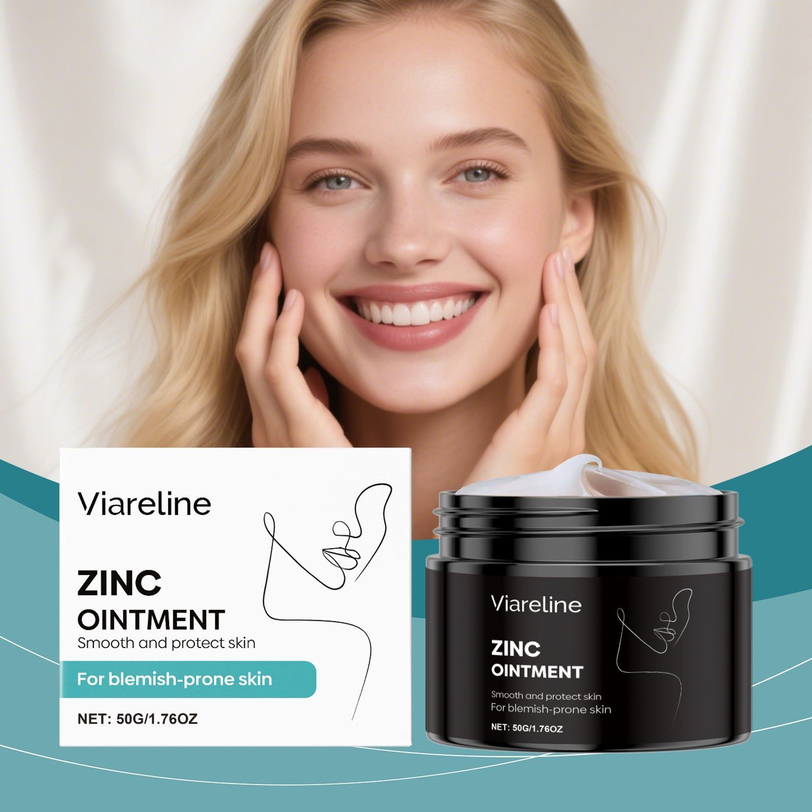 Acne Care Cream, Oil-Control, Clear Skin, Blackhead Removal, Moisturizing ,50g