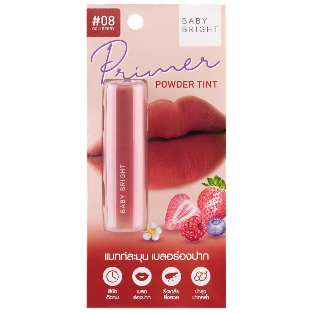 PRIMER POWDER TINT 2.4G BABY BRIGHT (M) #08 GOJI BERRY