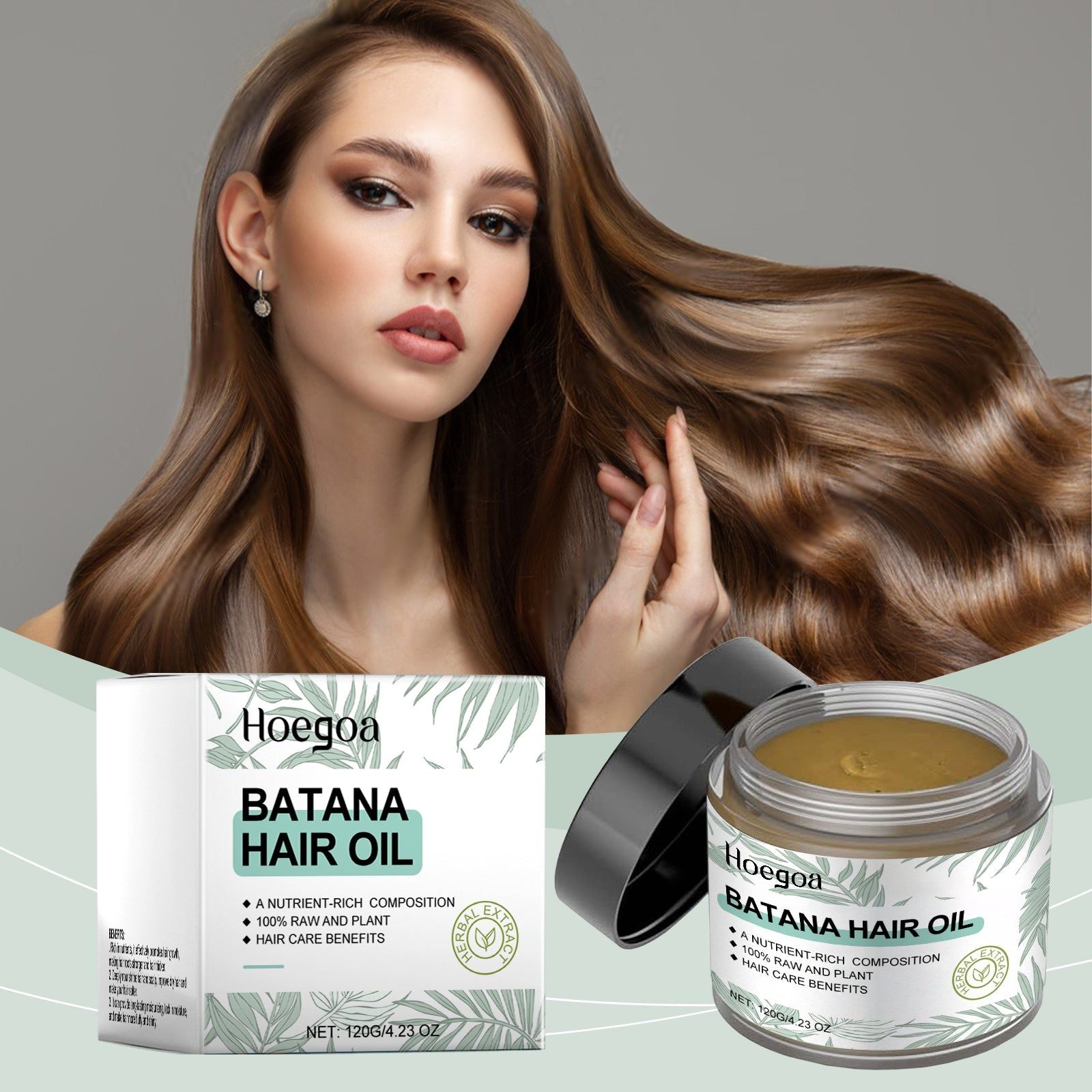 Batana Hair Oil for Nourishing and Moisturizing, Tighter, Softer Hair ,120g