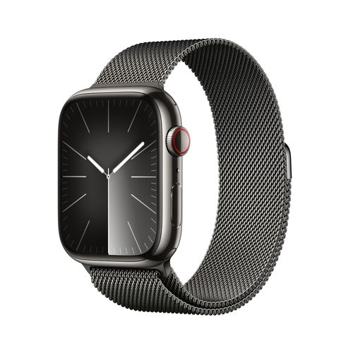 Series 9 GPS + Cellular 41mm Stainless Steel Milanese Loop