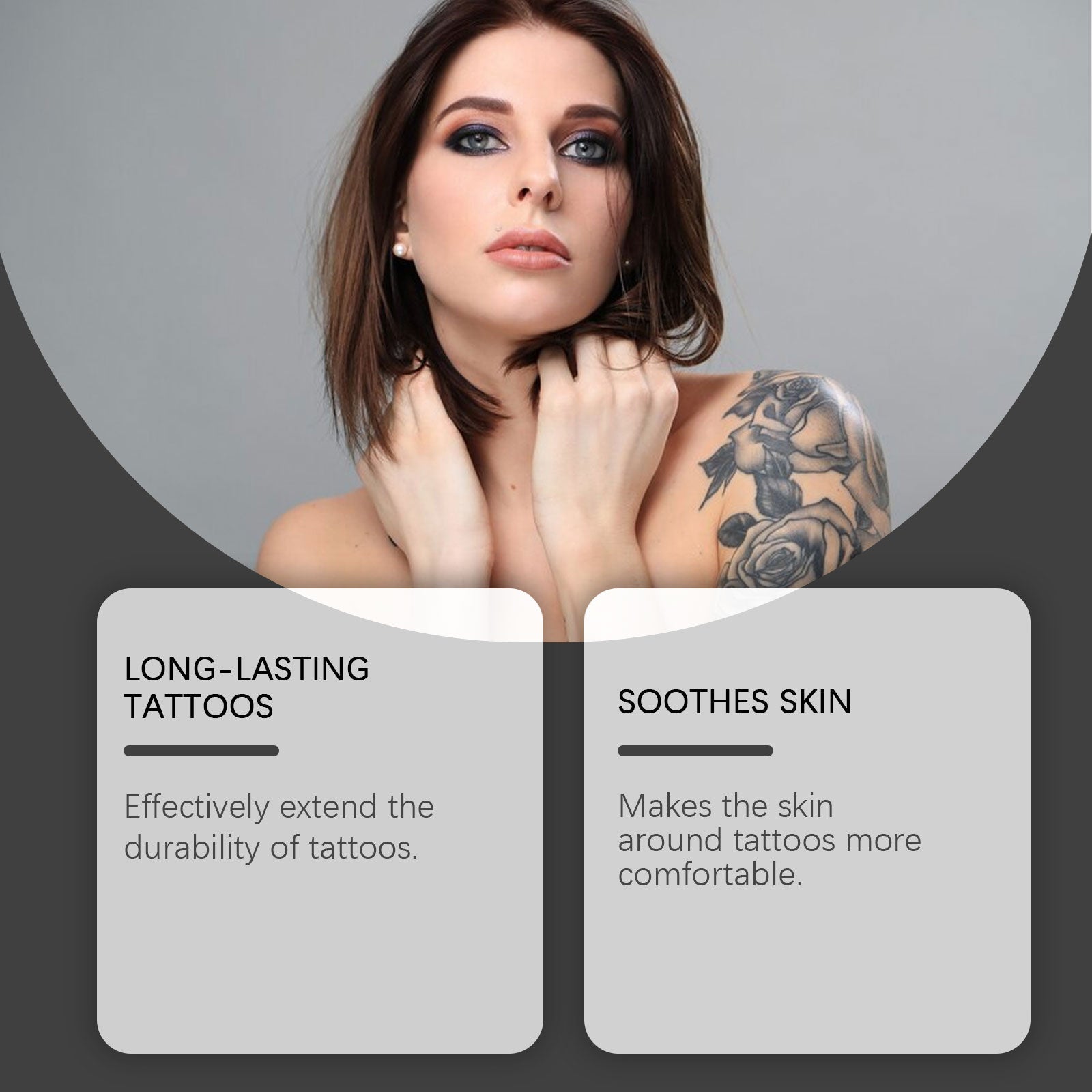 Tattoo Soothing Gel, Fade Impression, Moisturizes, Nourishes, Extends Tattoo Durability ,20g