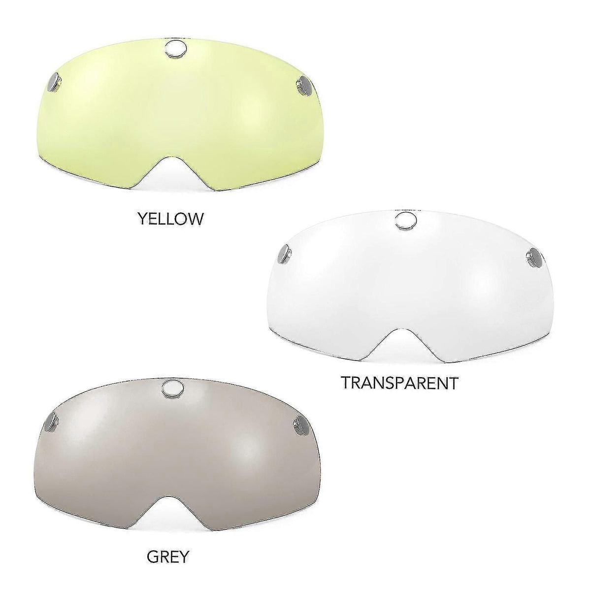 3pcs Detachable Magnetic Visor For Bike Helmet Uv Guard For Men Women