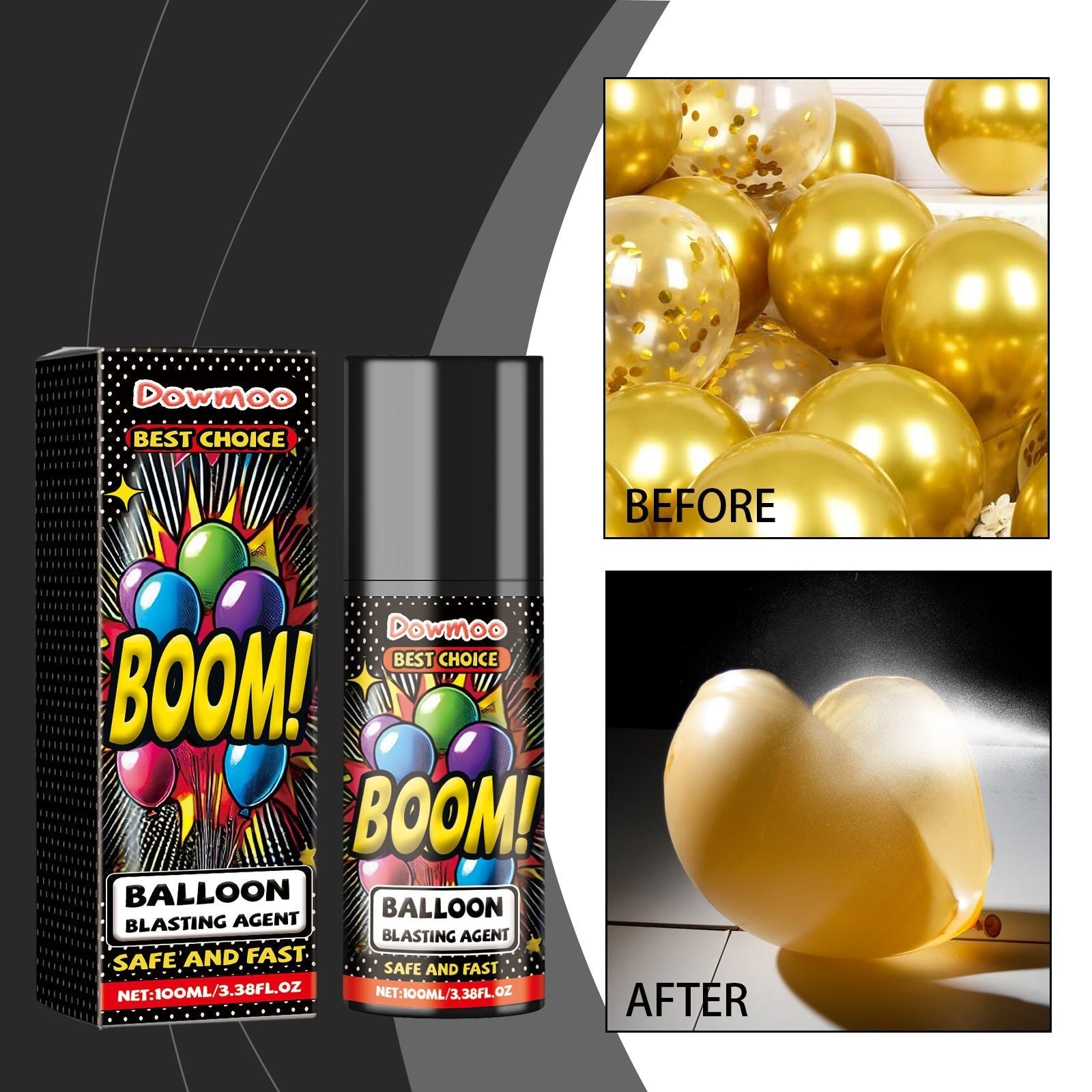 Create a Festive Atmosphere with Balloon Agent, Safe Wedding Room Decor, Easy to Use ,100ml
