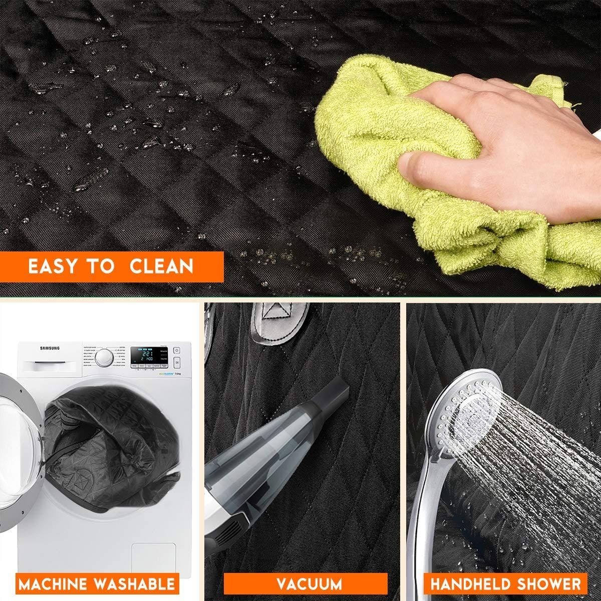 Pet Car Seat Cover Dog Rear Seat Cover Car Seat Protector Waterproof Scratch Mud Guard