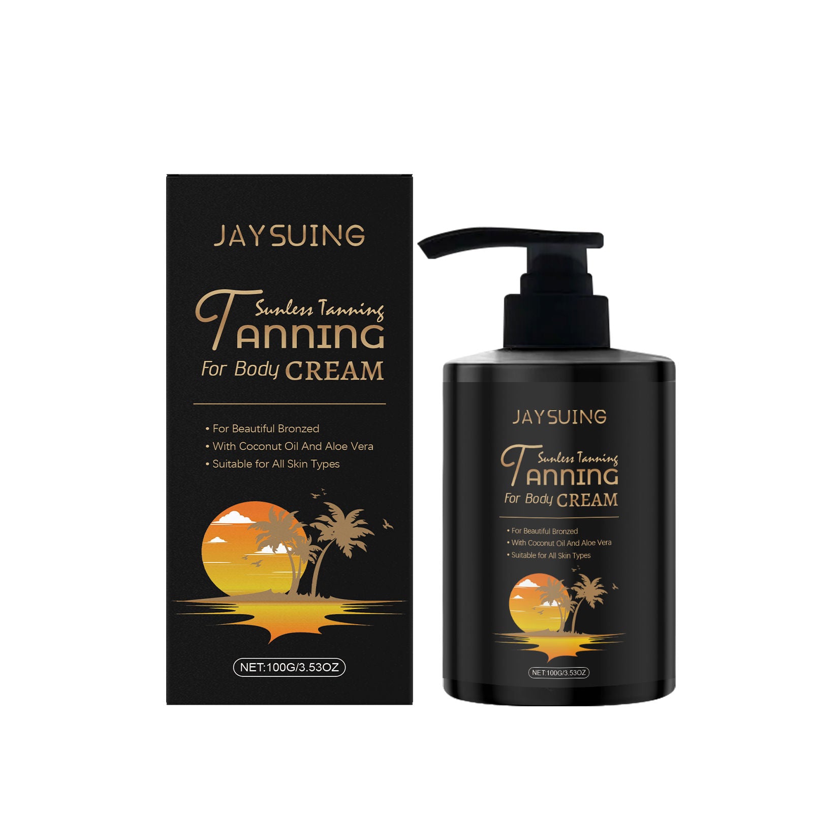 Body Blackening Moisturizer, Summer Outdoor Skin Care, Tan Enhancing, Deep Nourishing, Gentle Moisturizer ,100g