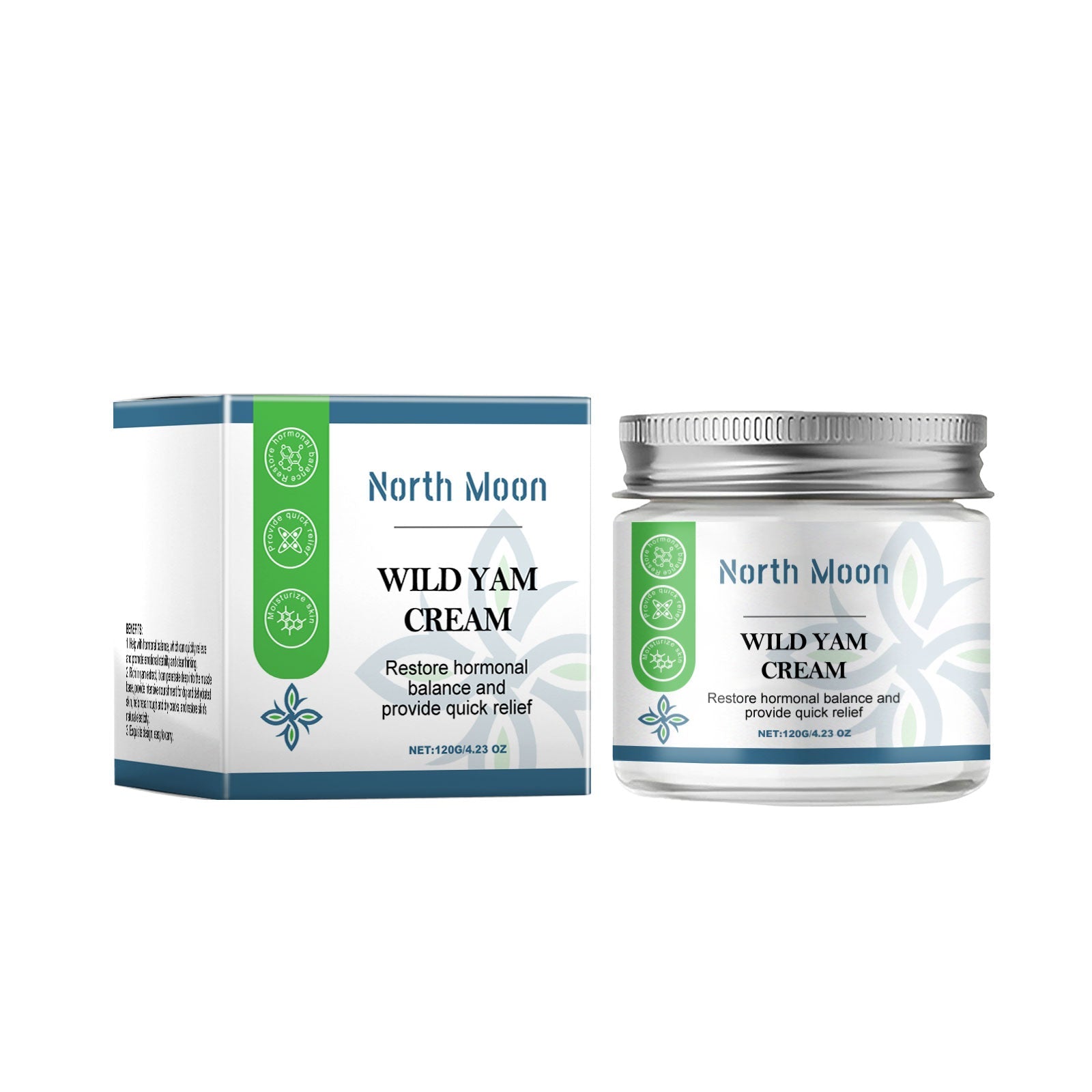 Yam Moisturizing Cream, Firming and Hydrating, Anti-Aging, Natural Skin Rejuvenation ,120g