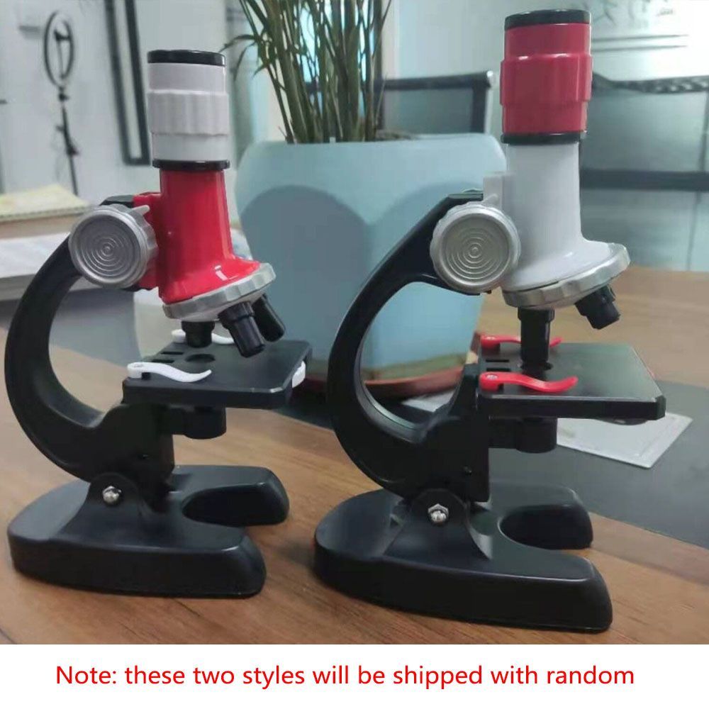 Kids Microscope Kit Biological Science Experiment Equipment Children Educational Toys