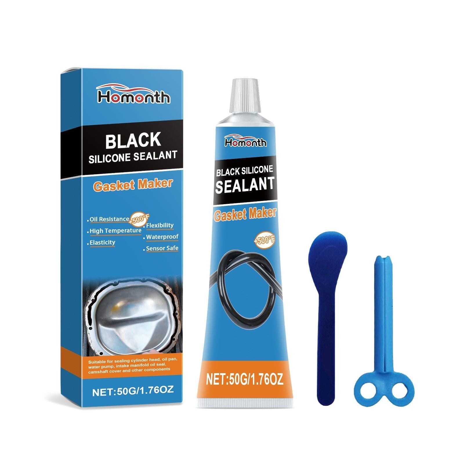 Auto Accessories Waterproof Sealant, Wear-Resistant Engine Repair Glue, Leak-Proof, Long-Lasting ,1set