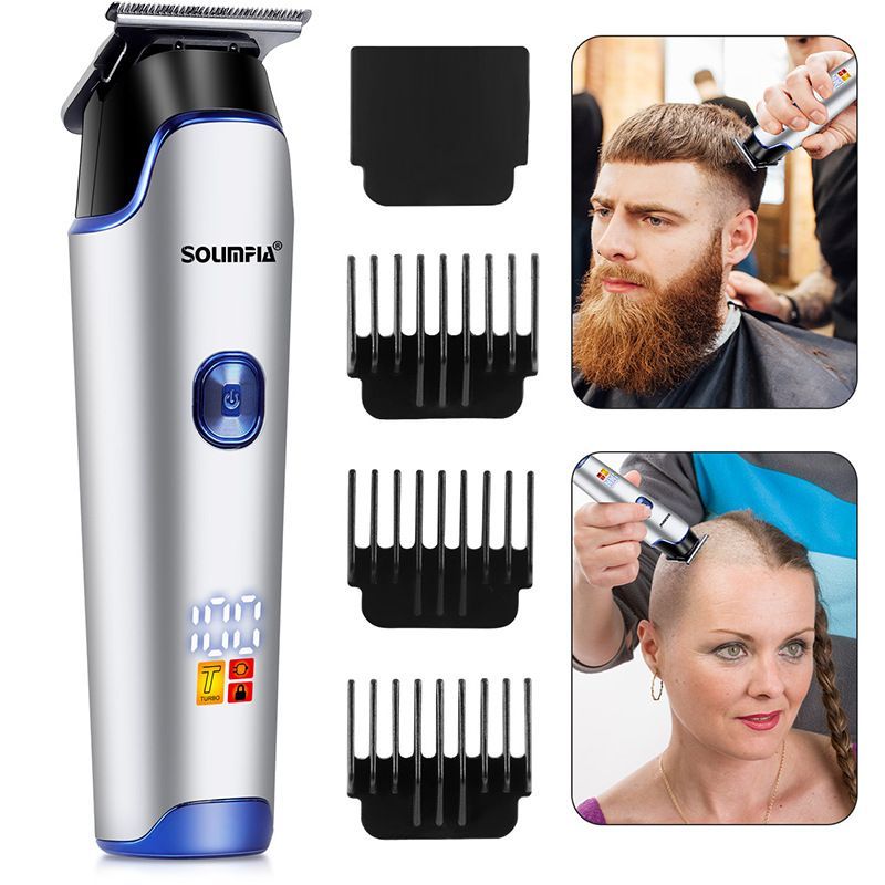 LCD Display Cordless Hair Clipper