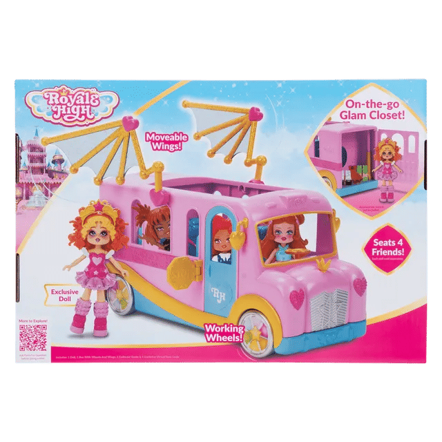 Royale & High - Bus & Glam Closet playset