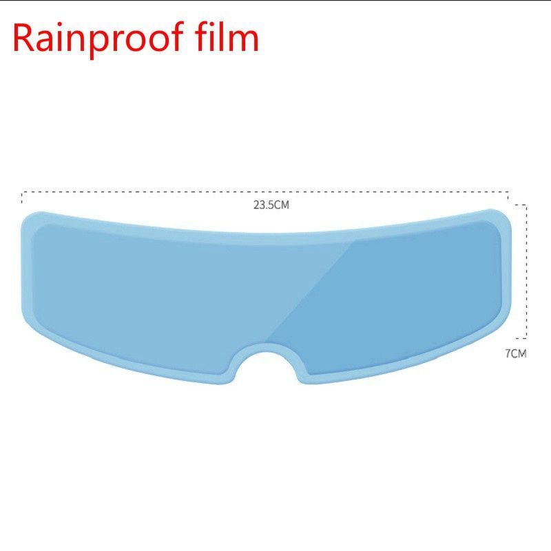 2 Pack Rainproof Aniti Fog Visor Helmet Film Universal Motorcycle Helmet Lens Patch Screen