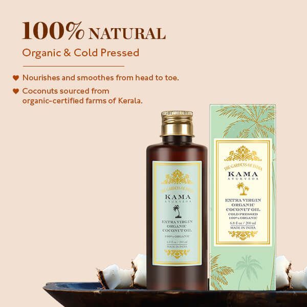 Kama Ayurveda Extra Virg Organic Coconut Oil 200Ml