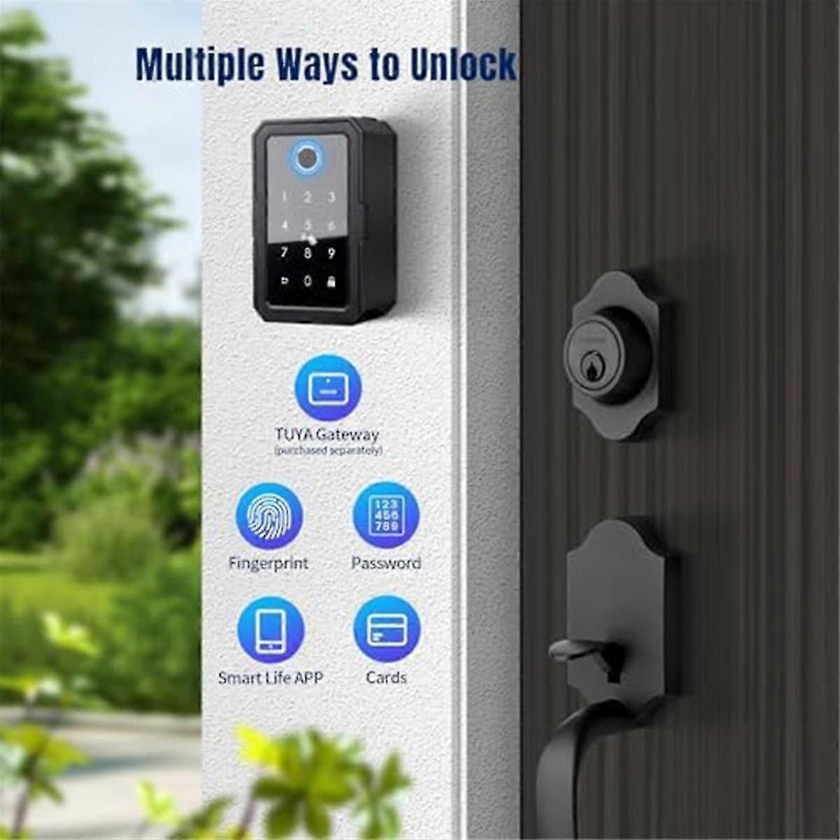Smartkey Lock Box, Home Key Wireless Smartlock Box, Electronic Key Box App Digital Code Bluetooth Key Safe For Host zxin