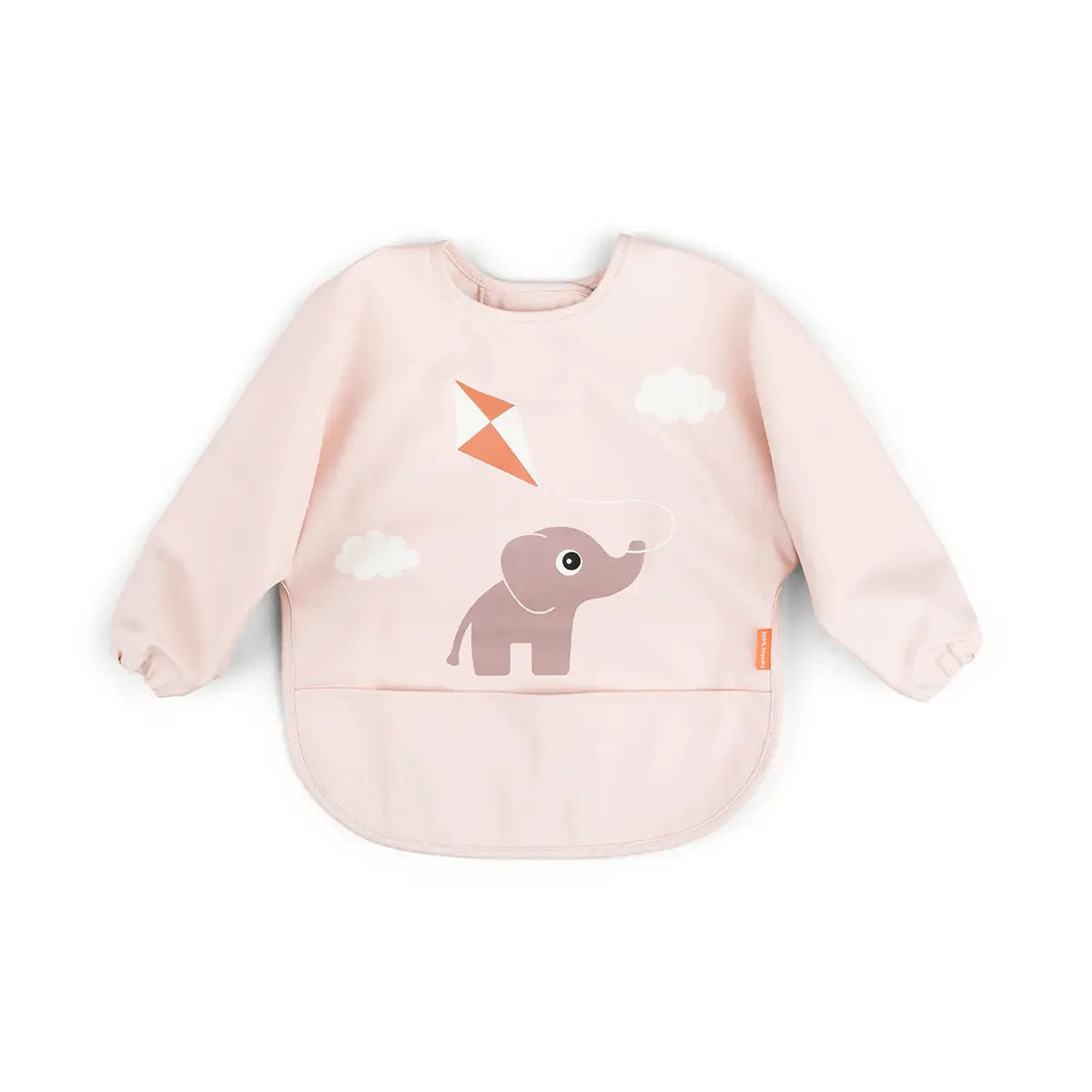 Done By Deer Sleeved Pocket Bib Playground Powder