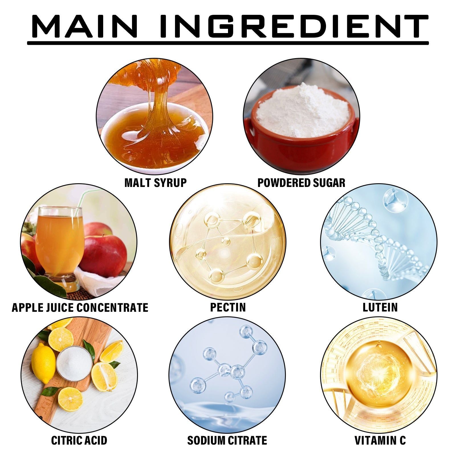 Boost Your Body Care with Vitamin C Apple Cider Vinegar Gummies, Immunity, Fat Burn, Slimming ,30gummies
