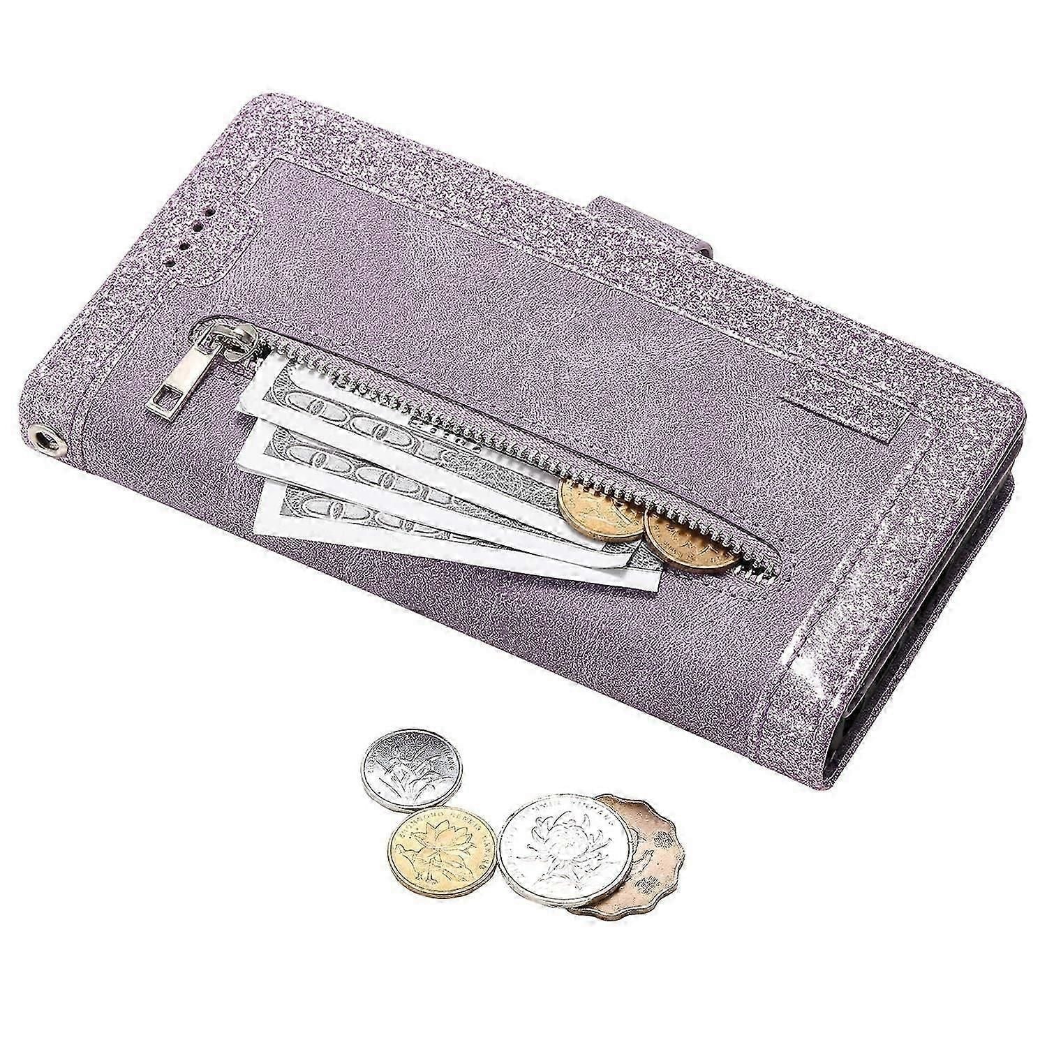 Wallet Case Compatible with Samsung Galaxy S25 Ultra - PU Leather Cover with 9 Card Slots & Magnetic Closure