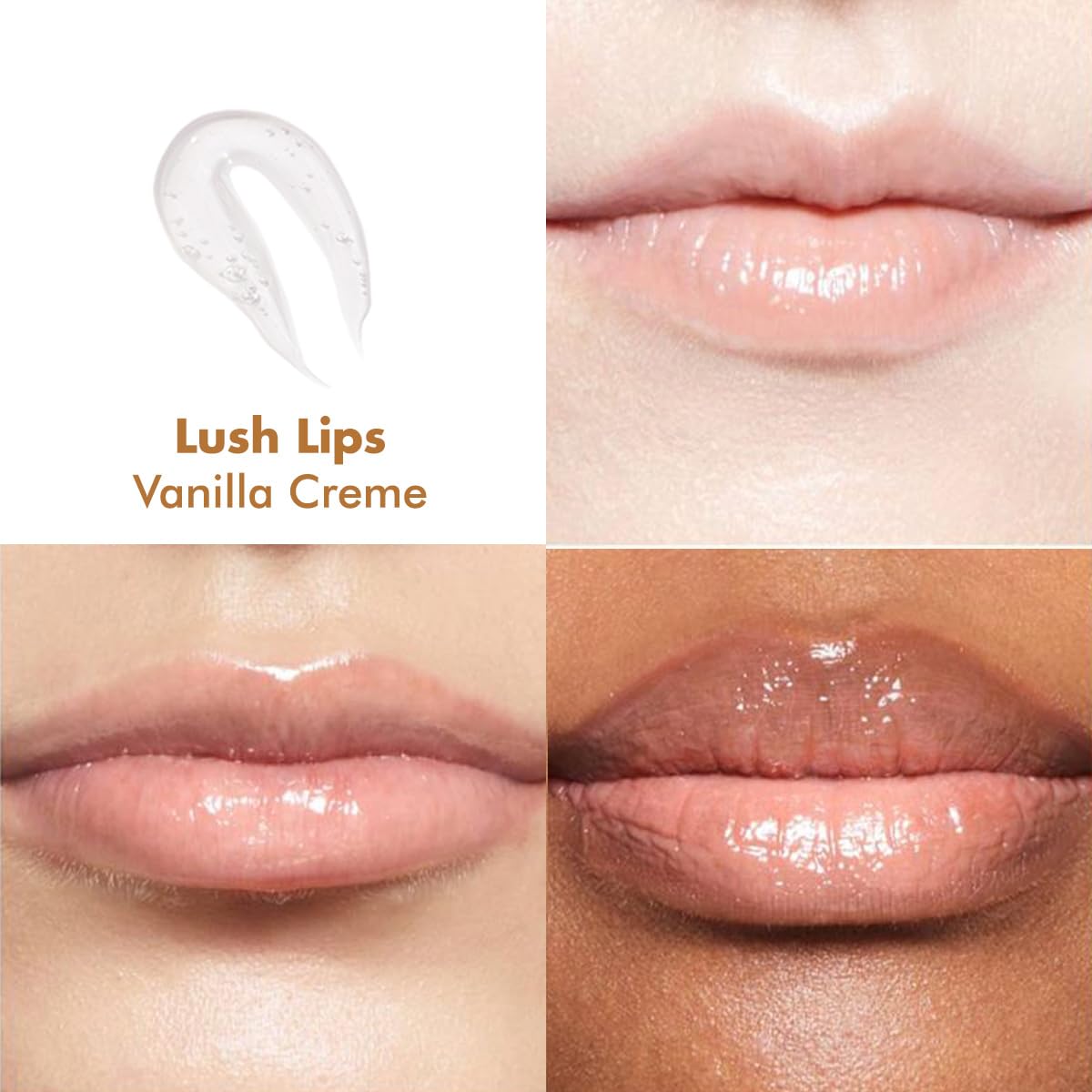 Conscious Chemist Peptide Lip Balm - Lush Lips with SPF15 | 15g | Vanilla Creme