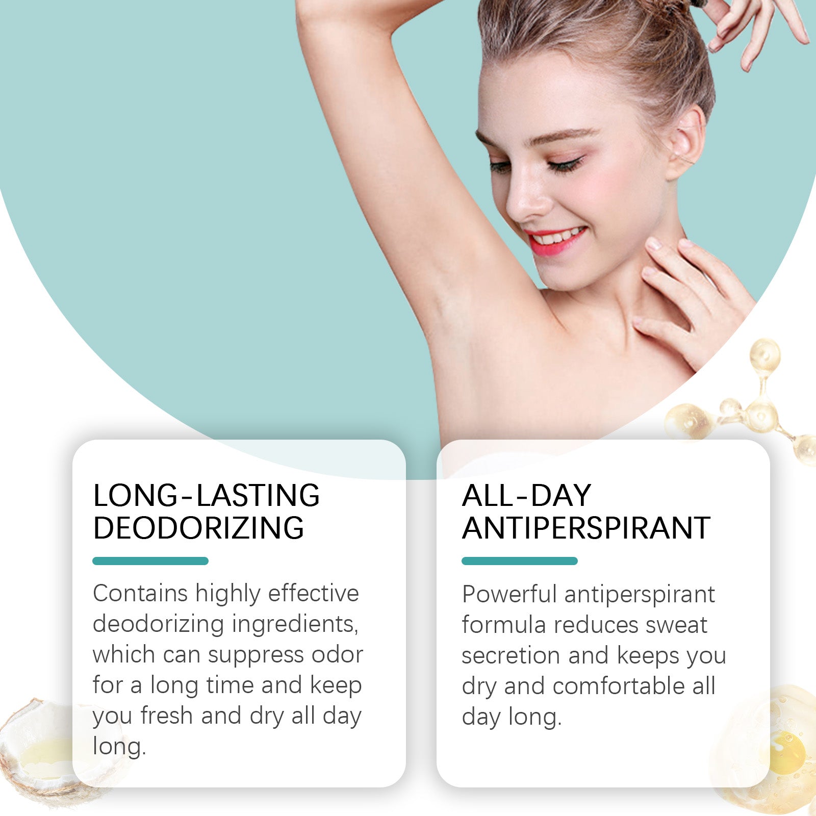 Body Care Spray, Long-lasting Fresh Deodorant, Summer Armpit Sweat Control ,30ml