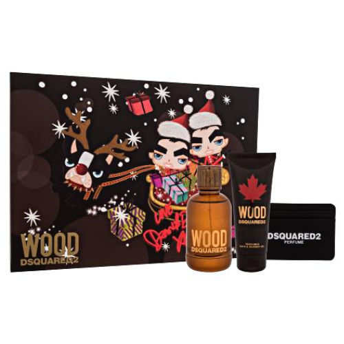 Dsquared Wood D2 Edt M 100Ml 2Pcscard Holder Gift Set