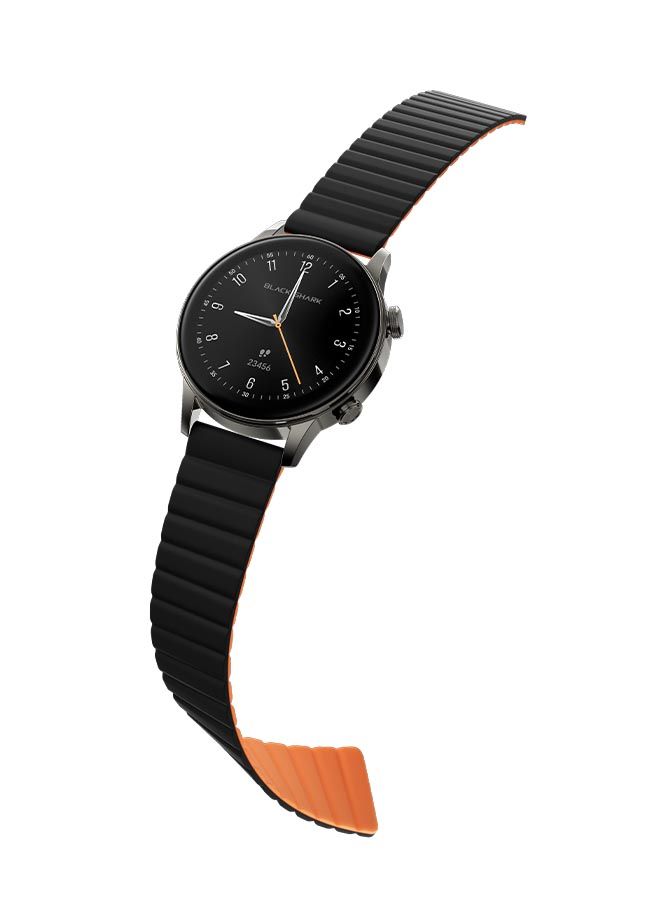 Black Shark S3 GPS Smartwatch with Magnetic Strap, 1.43" AMOLED, 150+ Sport Modes, ENC Bluetooth Call Watches , 15-Day Battery Life, Fitness Tracker with Health Monitoring (Black)