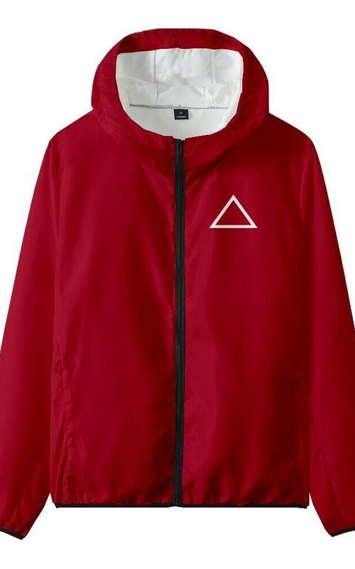 Squid Game Cosplay Sportswear Track Suit Unisex Winter Autumn Zipper Hooded Jacket Pants