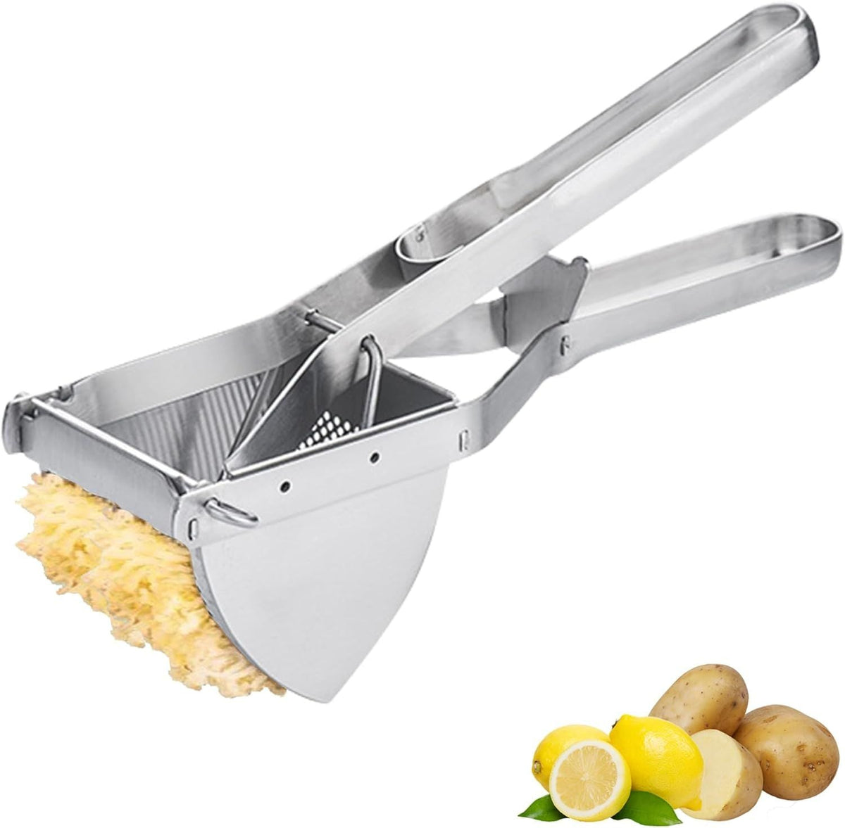 Potato Ricer Stainless Steel Professional Ricer for Mashed Potatoes Ricer Kitchen Tool