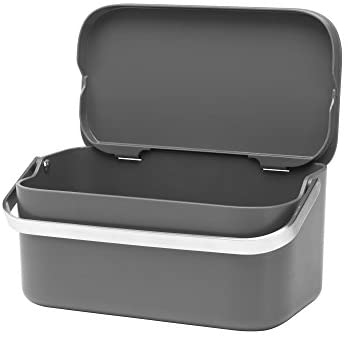 برابانتيا 117541 سلة نفايات الطعام رمادي غامق