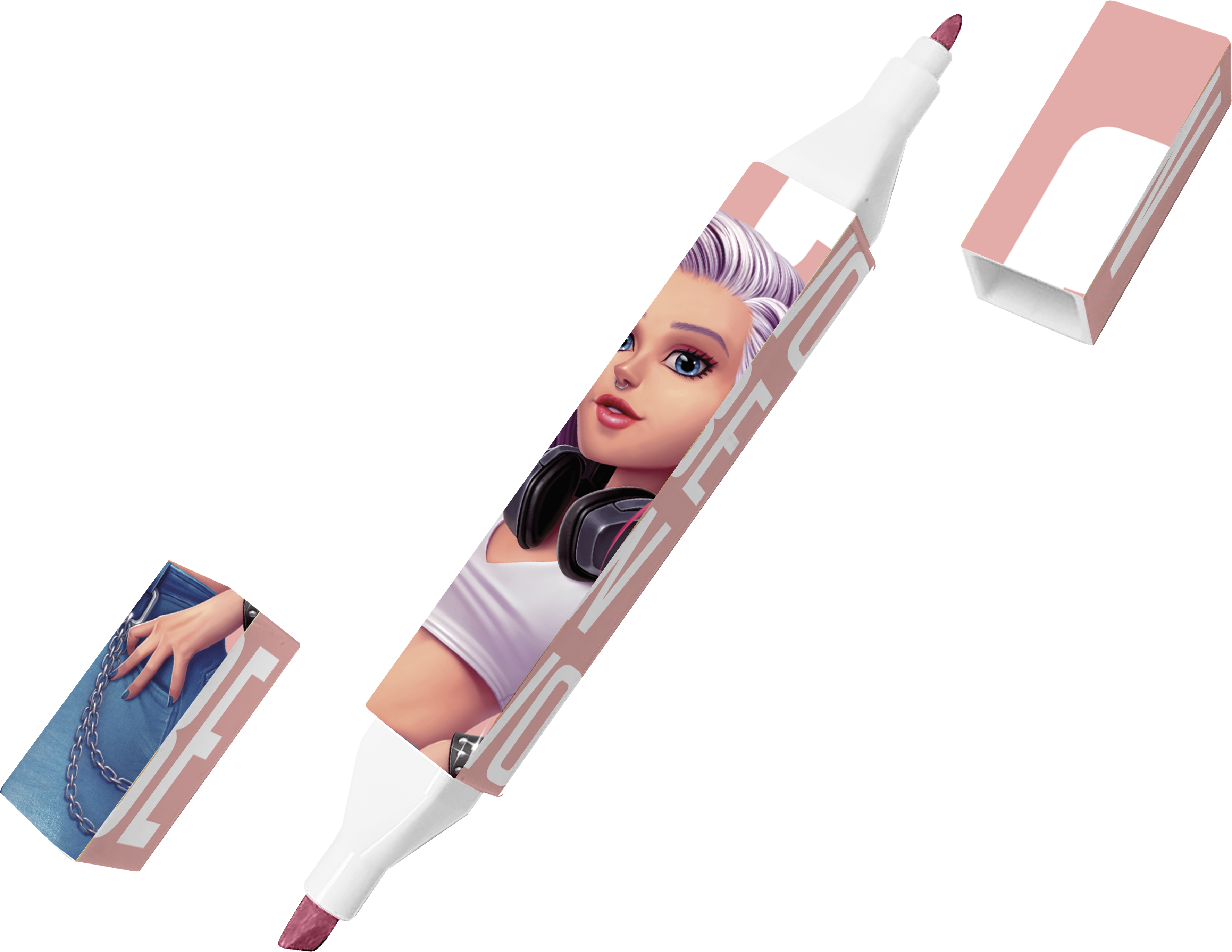 Double Ended Squared Markers-Wow Generation