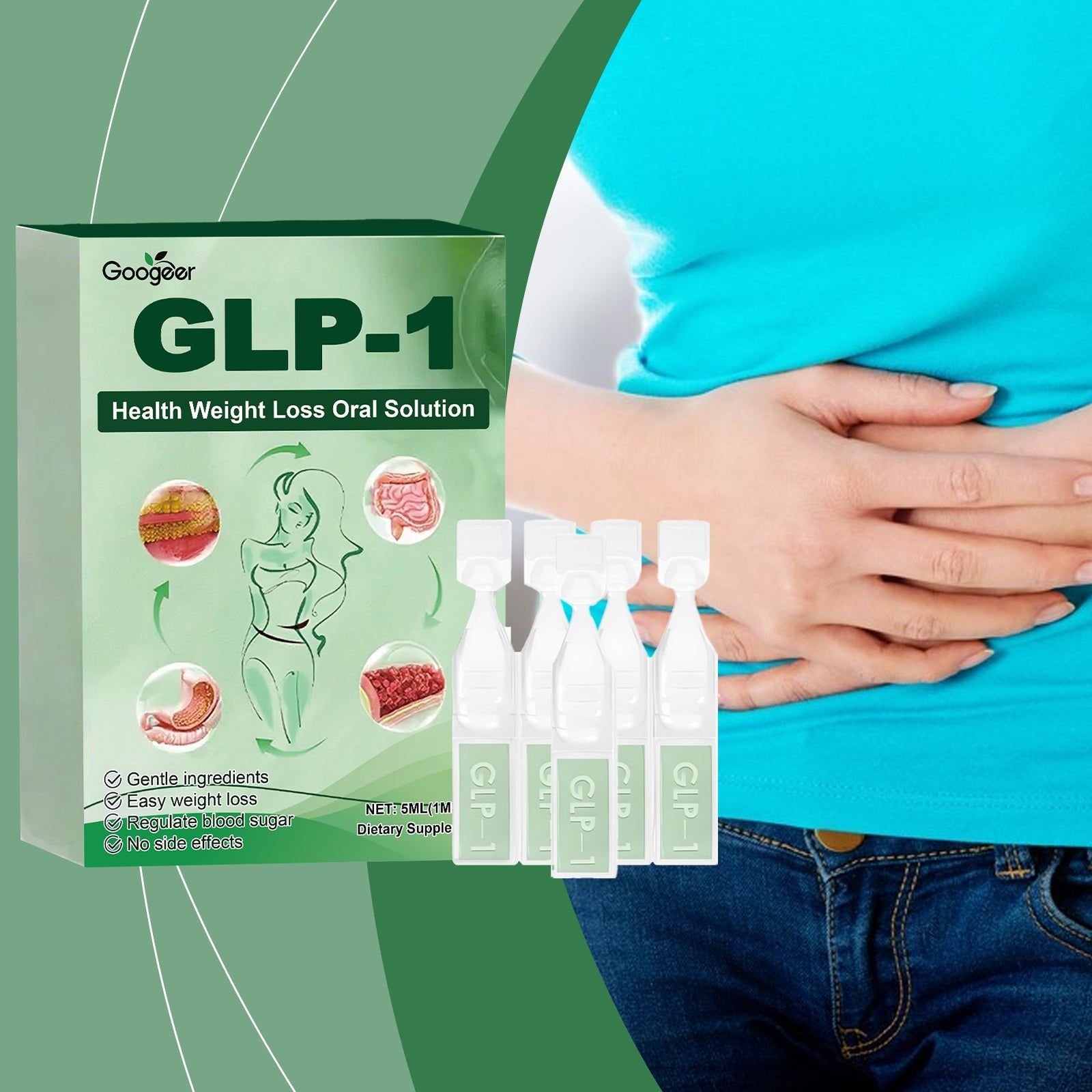 Boost Your Body Care with GLP-1 Gut Health Drops, Supports Blood Sugar Balance ,5ml