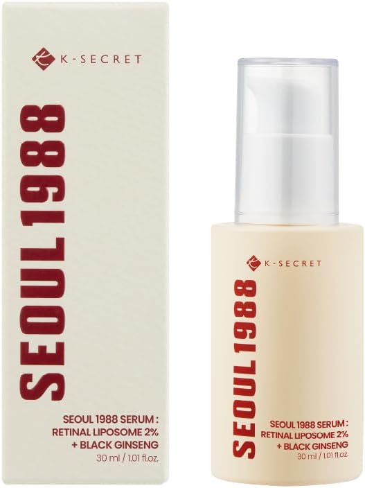 K-SECRET SEOUL 1988 Serum : Retinal Liposome 2% + Black Ginseng 30ml