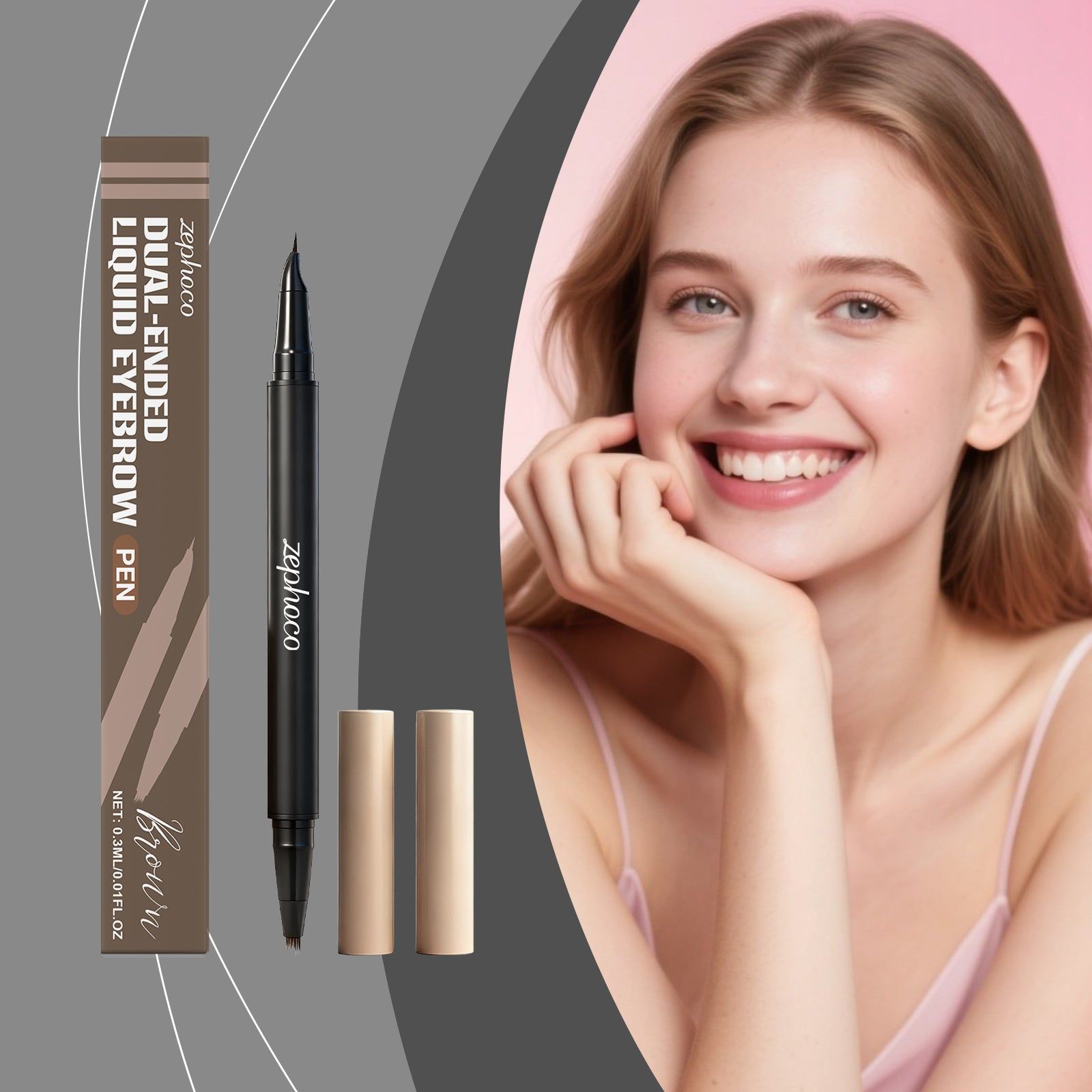 Best Long-Lasting Eyebrow Pencil, Smudge-Proof, Easy to Use, Perfect for Daily Makeup ,0.3ml
