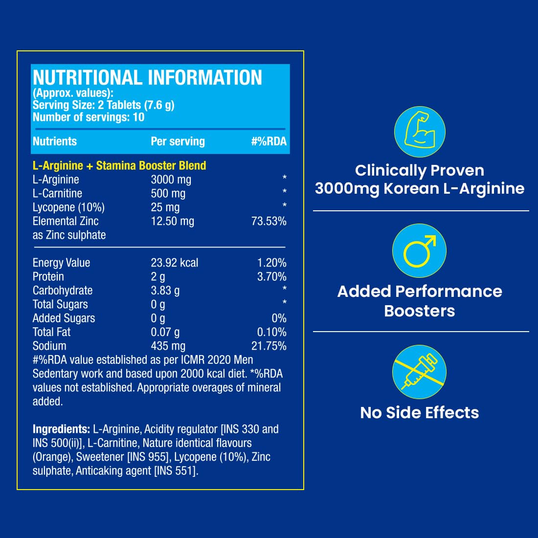 Fast & up Man Performance - Enhanced Performance- Orange