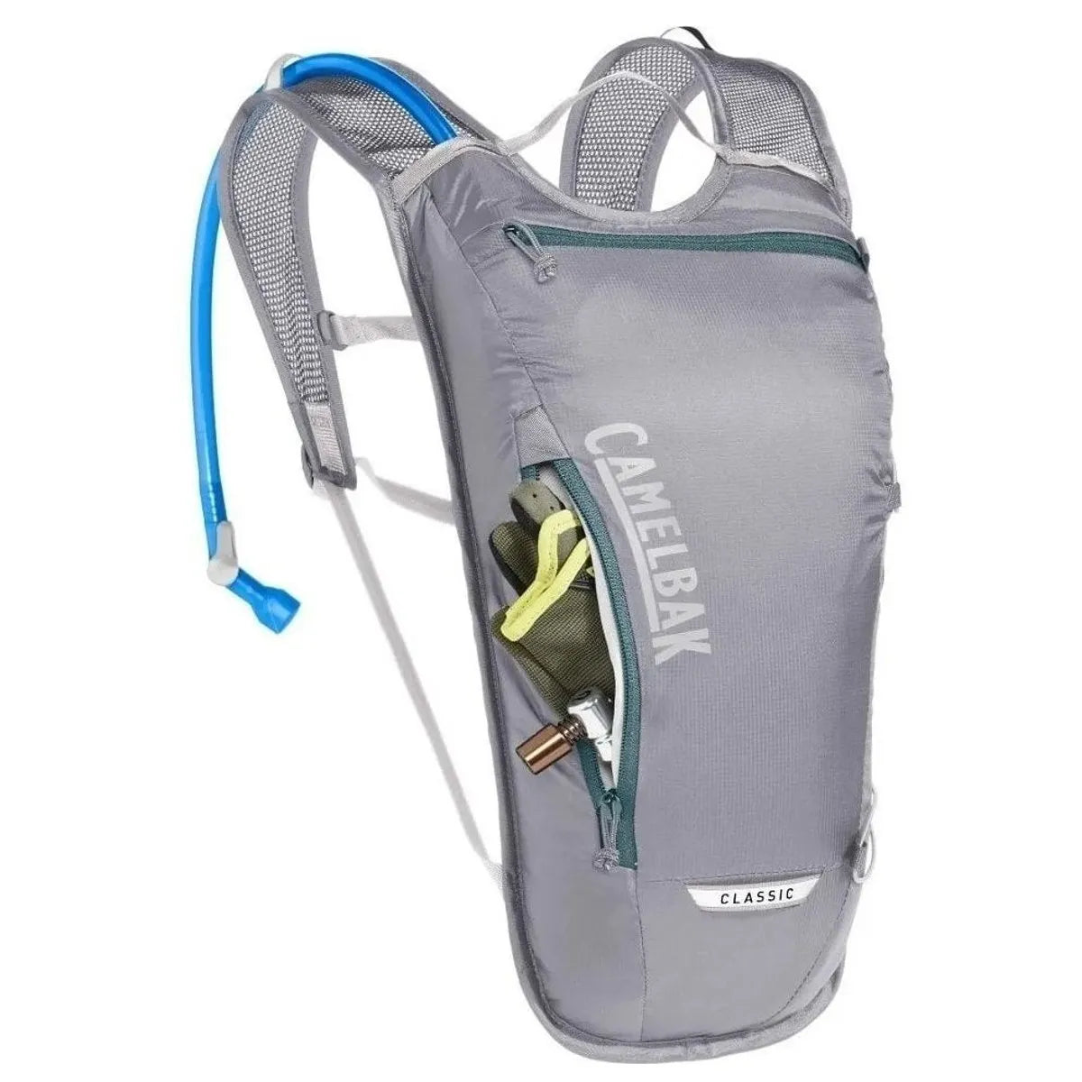 Camelbak Classic Light 70oz Hydration Pack – Gunmetal/Hydro Lightweight Water Backpack