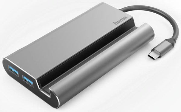 HAMA 135764 7-in-1 USB-C Docking Station for 3x USB-A 3.1, HDMI™, VGA, LAN, USB-C (PD)